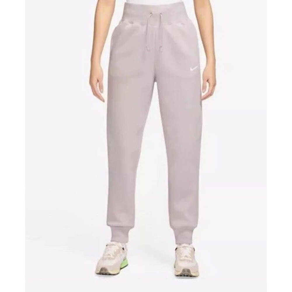 Nike Sportswear Phoenix Fleece High-Waisted Joggers Pink 3XL TALL- DQ5688-019